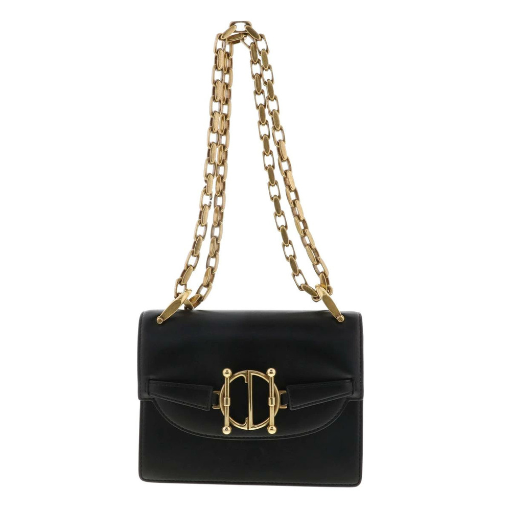 Christian Dior Leather Chain Shoulder Bag Messenger
